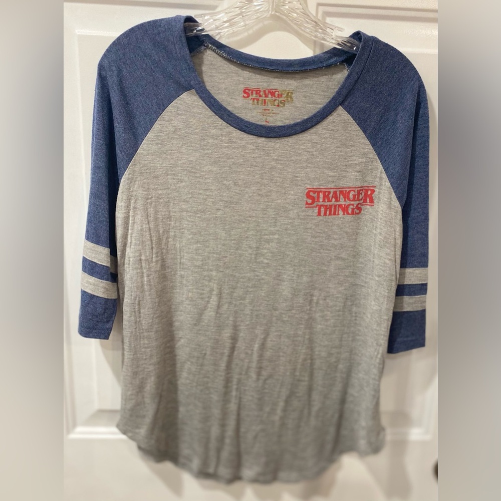 Stranger Things Graphic 3/4 sleeve top